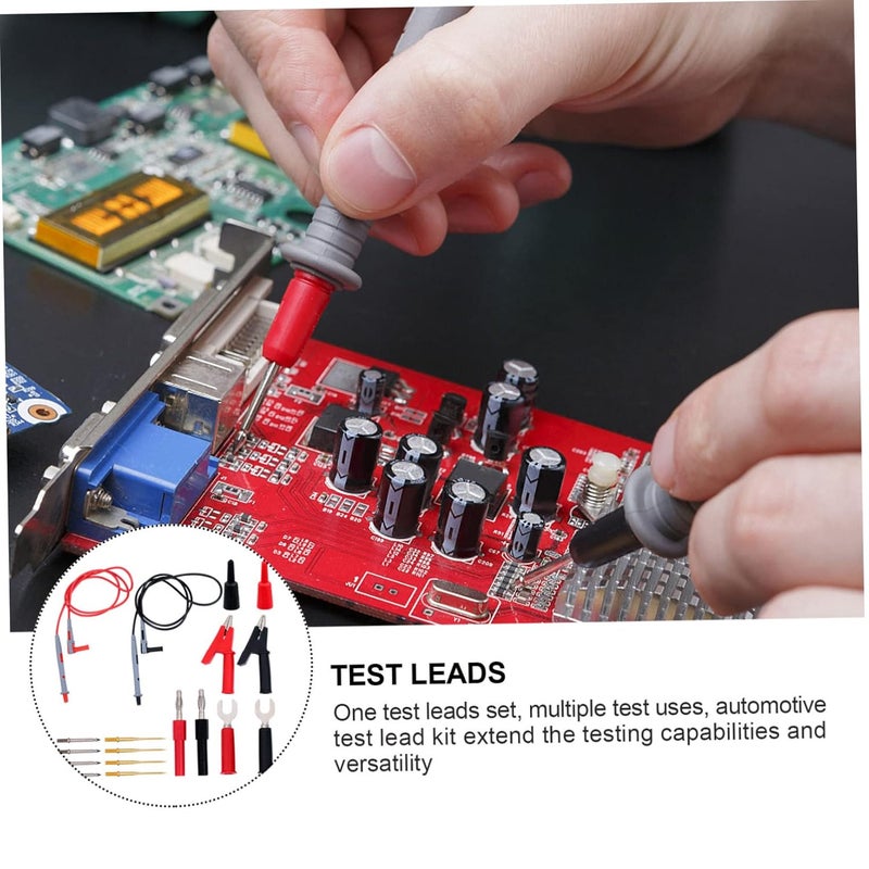 STOBAZA 18 Pcs Multimeter Test Lead Kit with Interchangeable Probe Tips for Electrical Work - Image 4